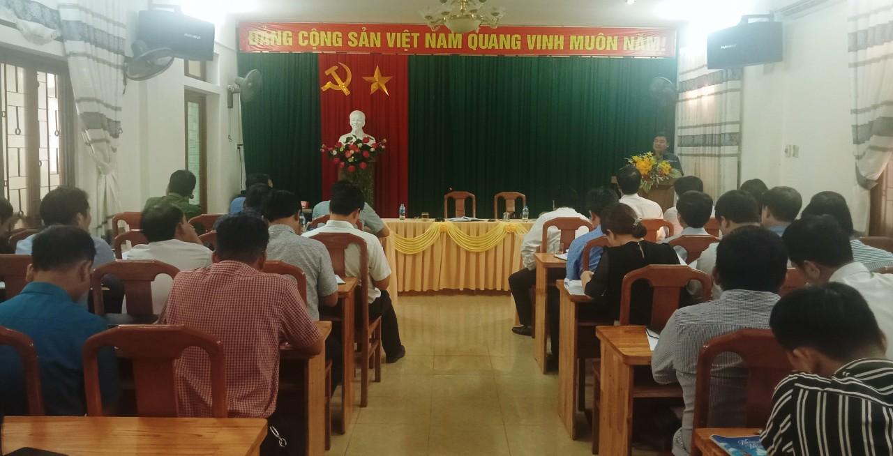 Họp triển khai kế hoạch tổ chức giải đua thuyền truyền thống huyện Triệu Phong năm 2023